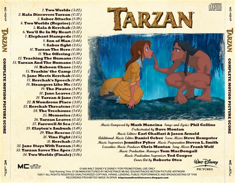 tarzan songs.
